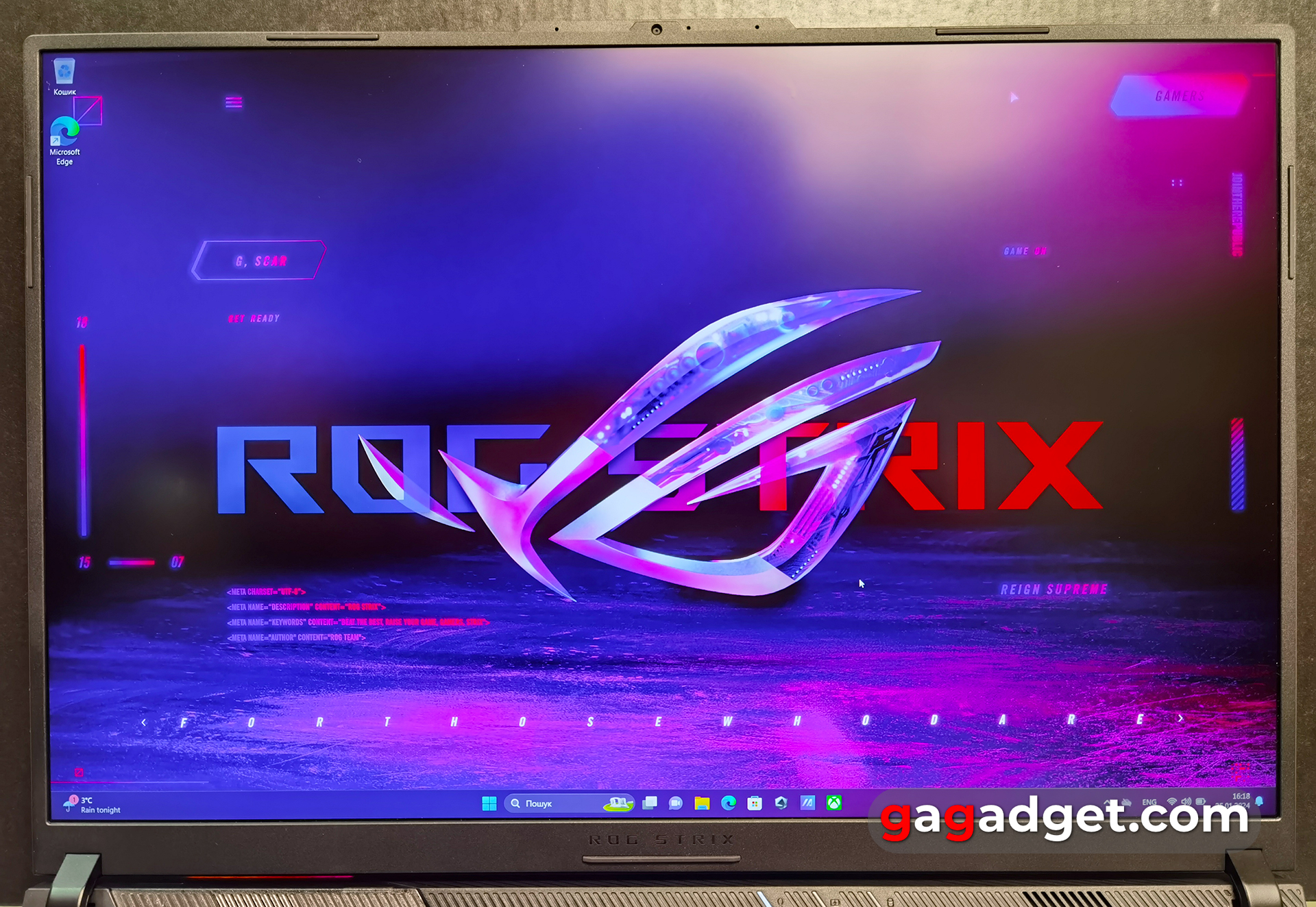 Огляд ASUS ROG Strix SCAR 18 (2024)