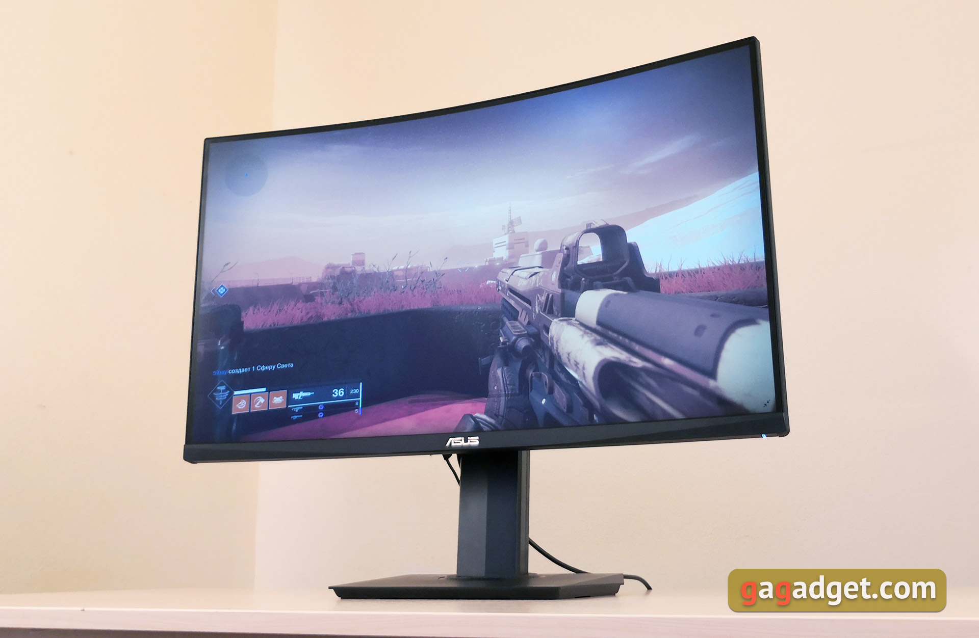 Огляд ASUS TUF Gaming VG32VQ: вигнутий геймерський монітор з 144 Гц VA-матрицею та приємною вартістю-73