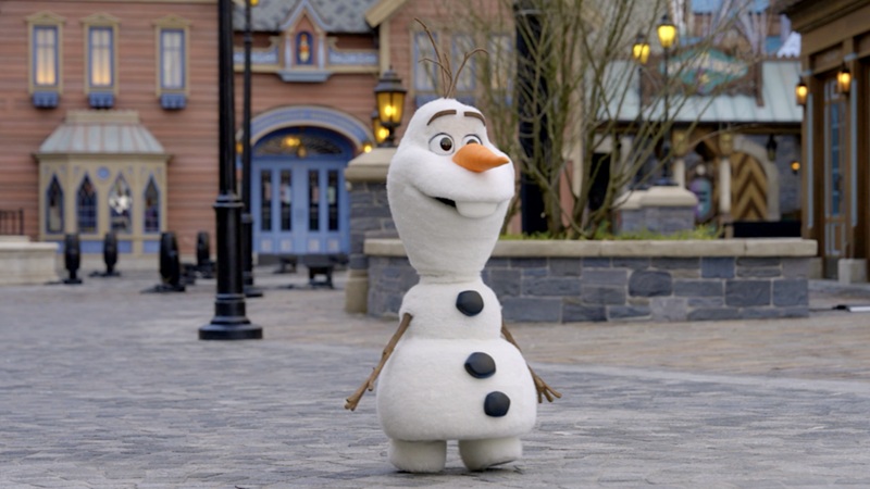 Аниматроник Олаф от Disney