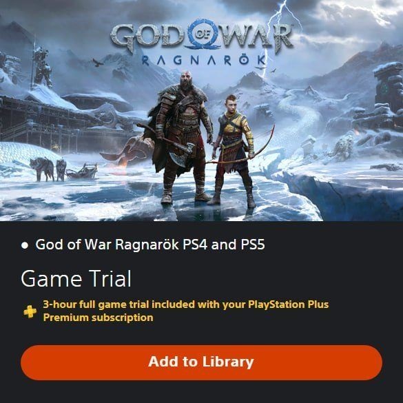 Передплатникам PlayStation Plus Premium і Deluxe стала доступна безкоштовна пробна версія God of War Ragnarök-2
