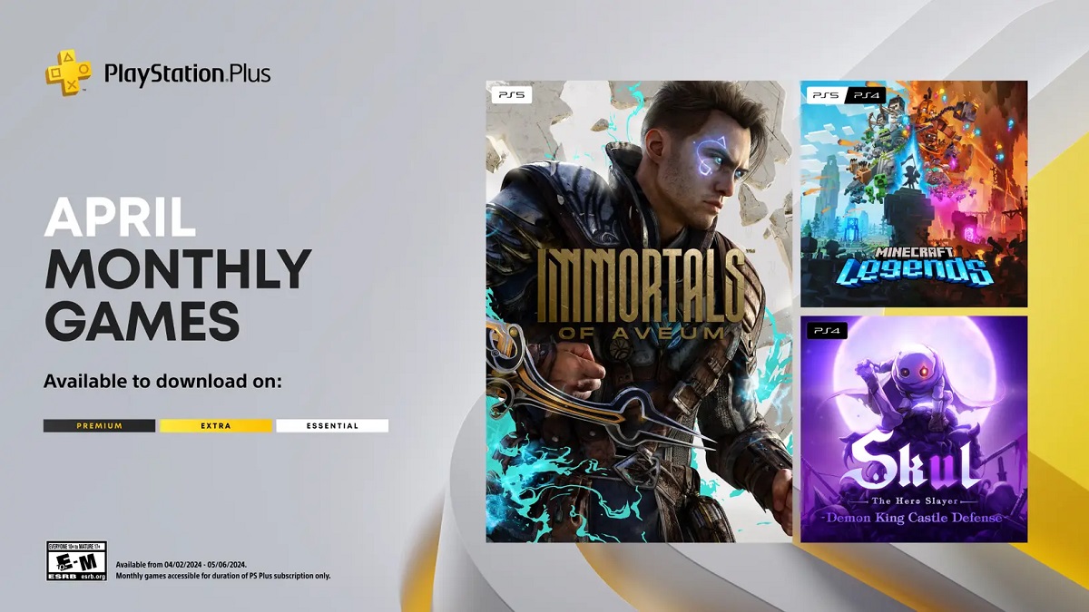 Les abonnés PlayStation Plus ont pu accéder gratuitement à Immortals of Aveum, Minecraft Legends et Skul : The Hero Slayer
