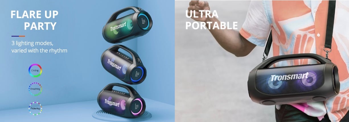 Tronsmart выпустила колонку, которая работает 24 часа от одного заряда-3