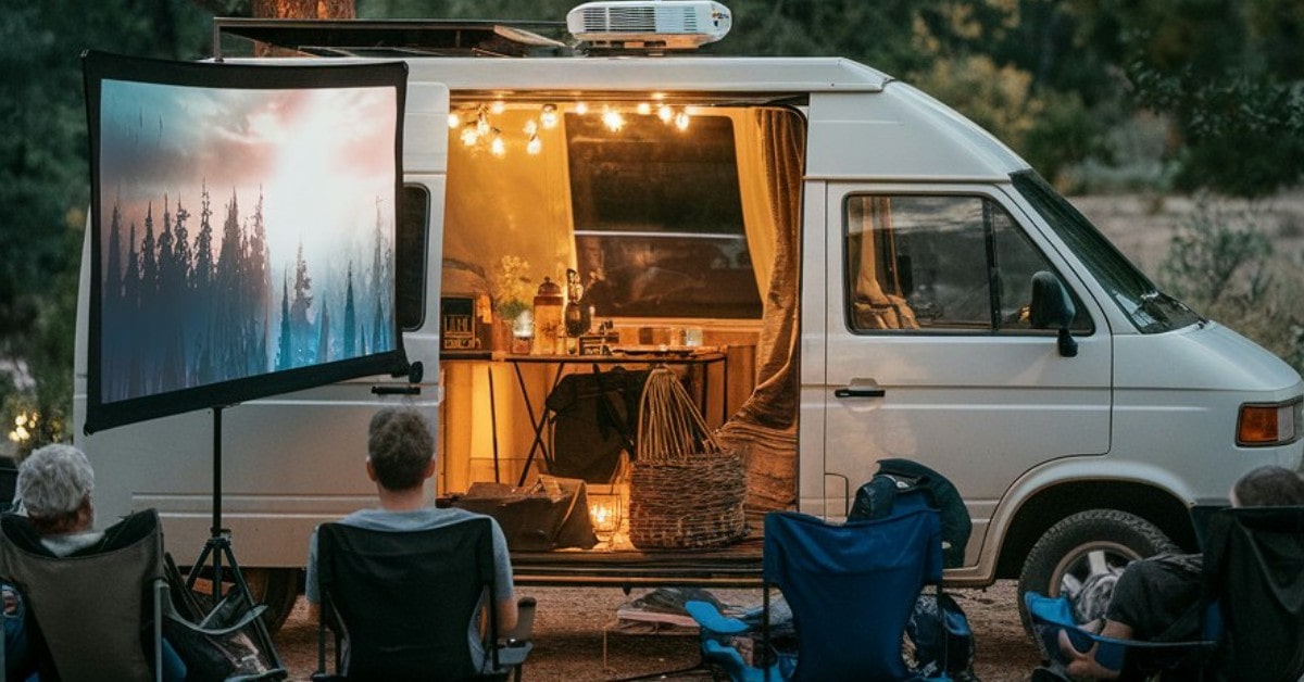 projector for van life