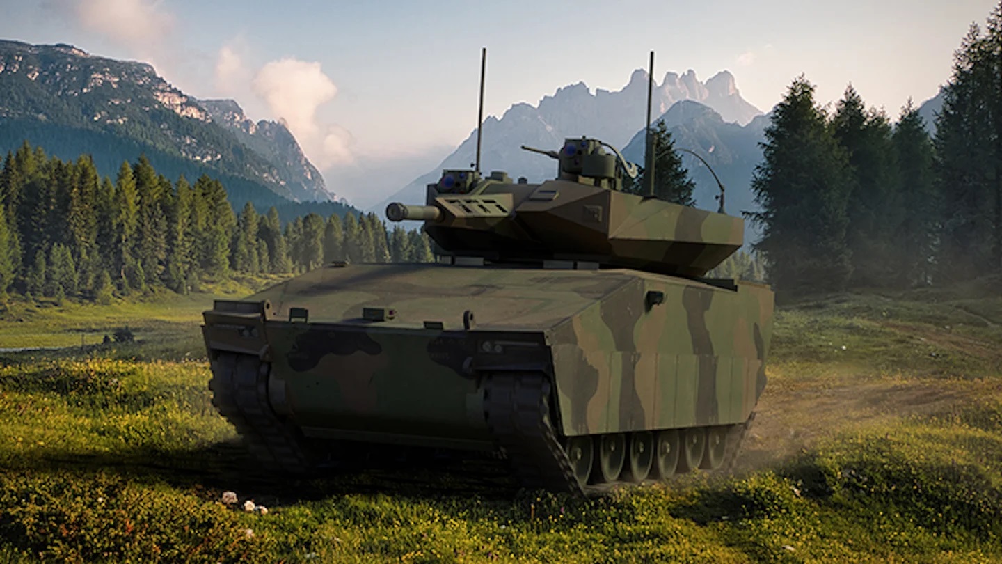 Lynx infantry fighting vehicle. Illustration