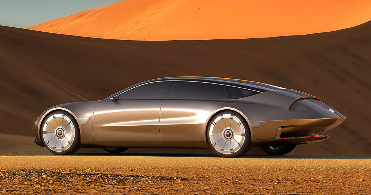 Buick Electra Orbit concept: side view