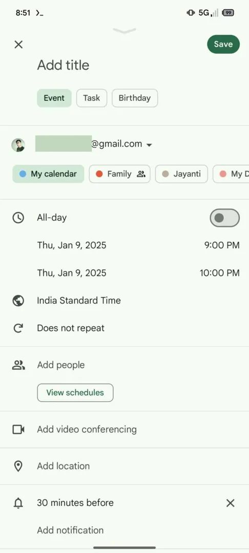 Sélectionner les calendriers dans la version actuelle de Google Agenda