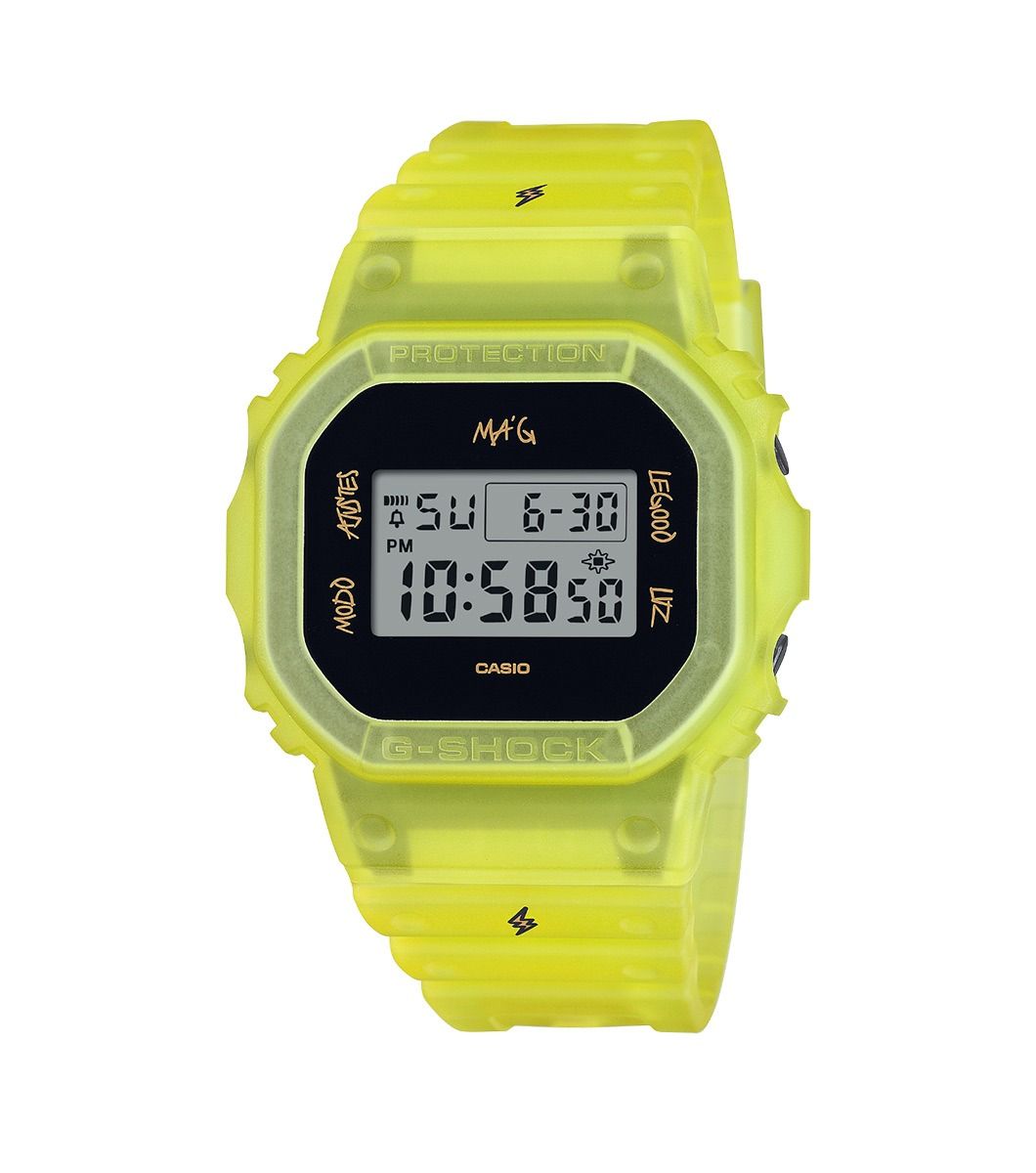 G-Shock DWE-5600JB-1A9ER в жовтому кольорі