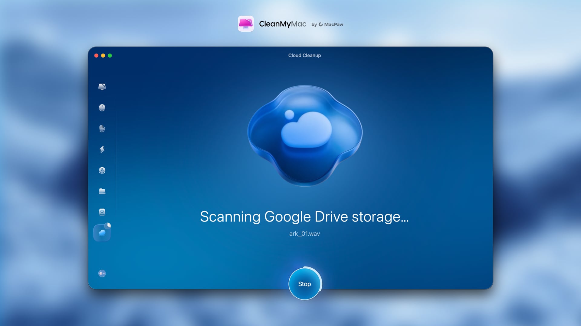 CleanMyMac Cloud Cleanup - Memory visualisation