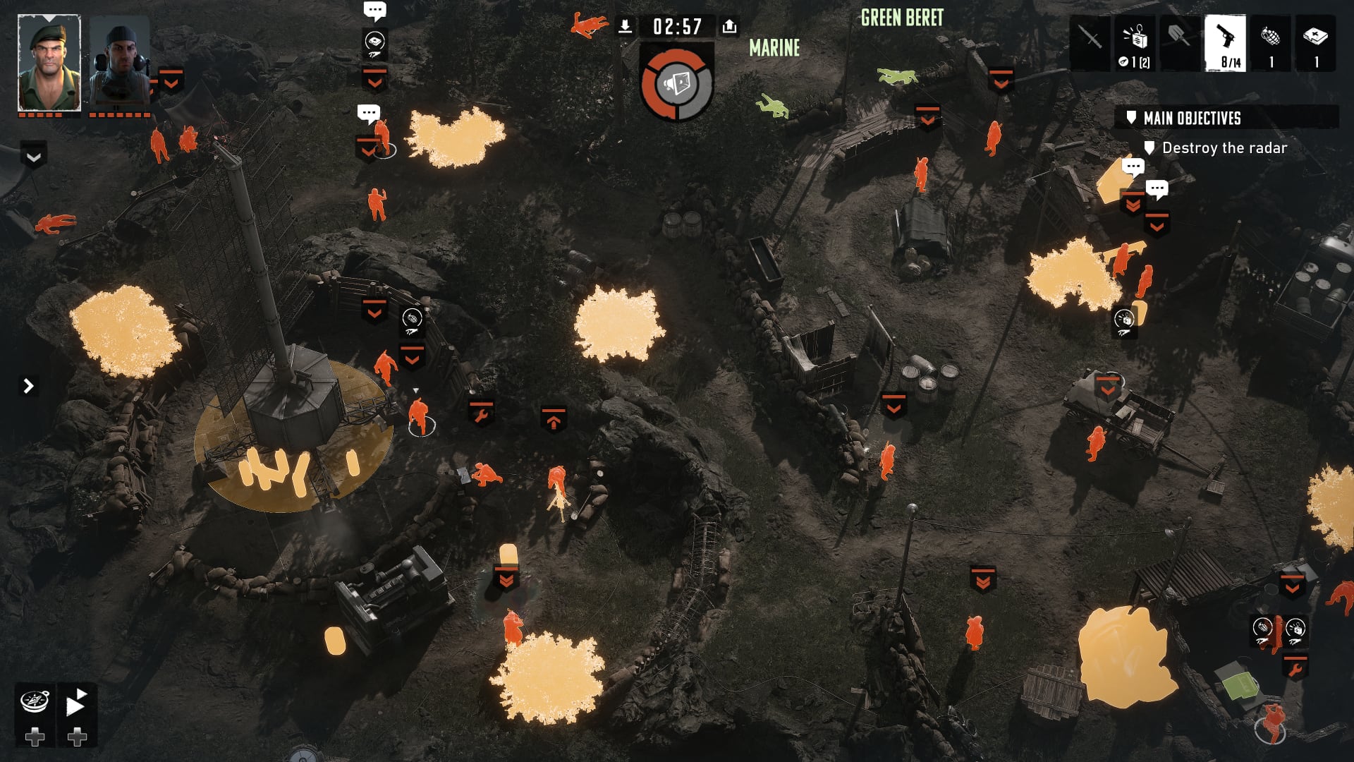 Інтерфейс Commandos: Origins