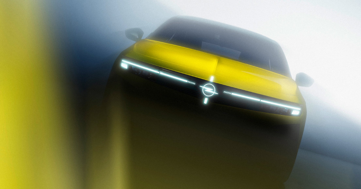 Updated design of Opel Astra