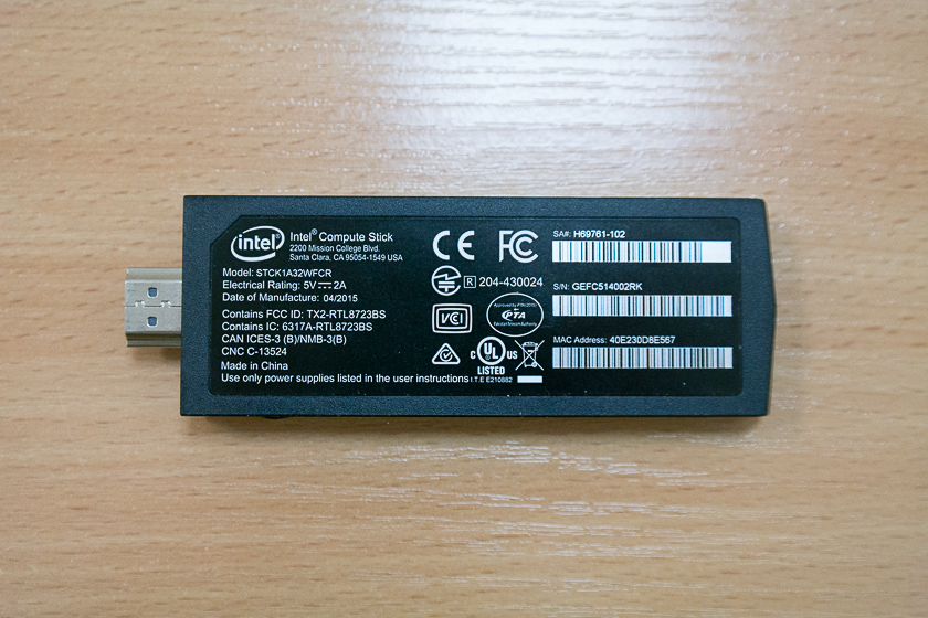 PC на палочке. Обзор микрокомпьютера Intel Compute Stick-6