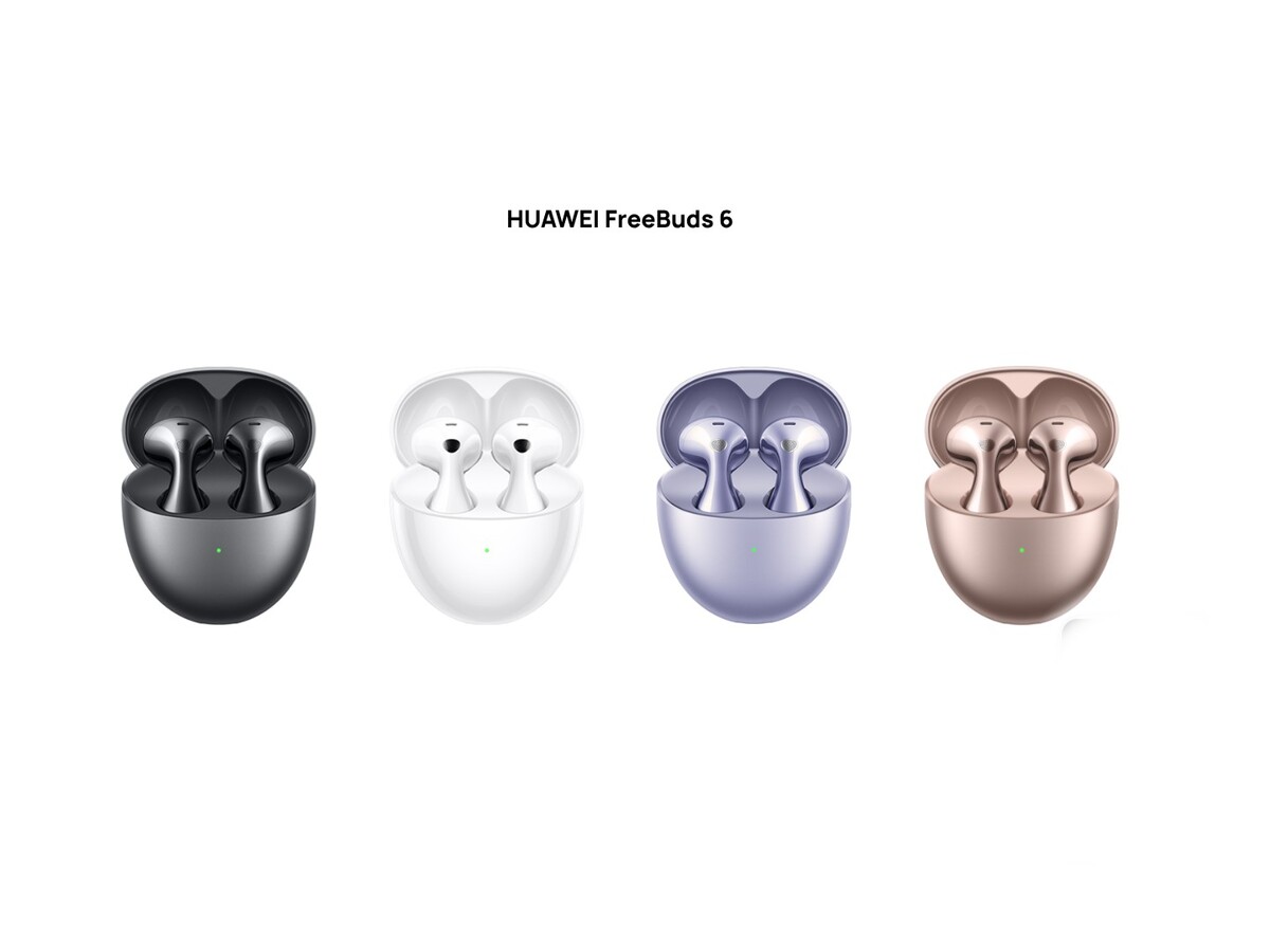 Colours of Huawei FreeBuds 6