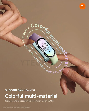 Xiaomi Smart Band 10 - задня частина