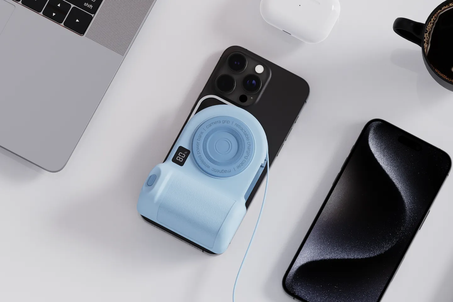 Belkin Stage PowerGrip blue colour 2
