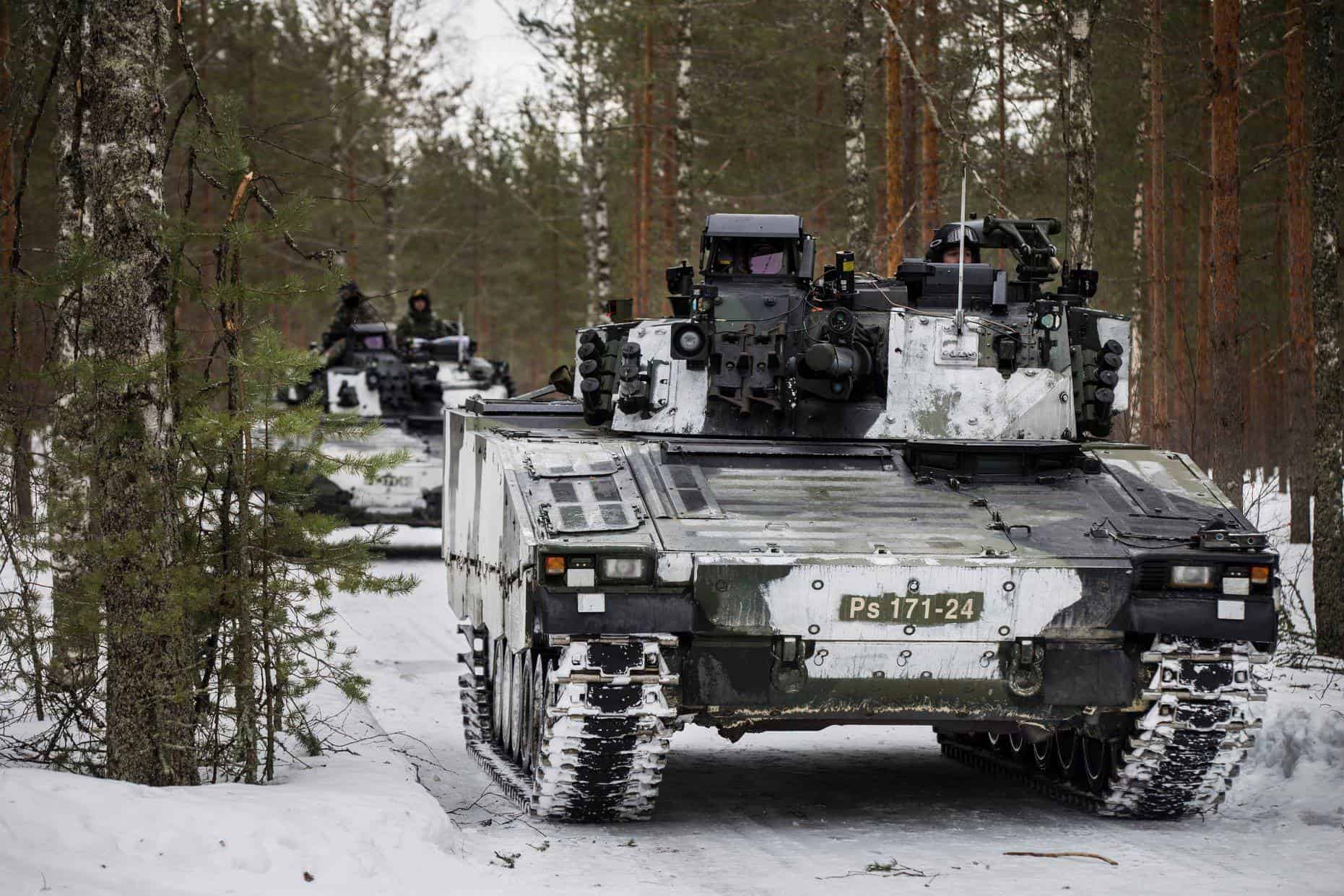 CV9030FIN INFANTRY FIGHTING VEHICLE. Illustration: Finnish Ministry of Defence