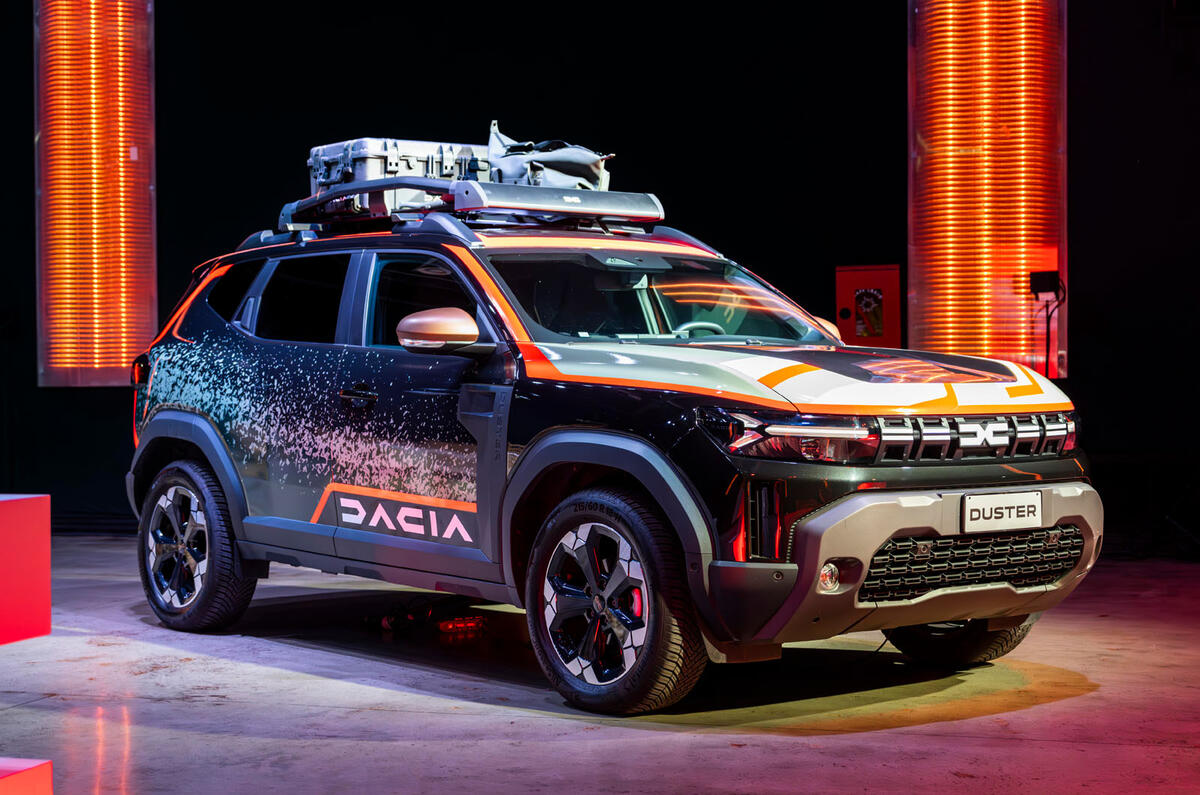 Dacia Duster Soul of Dakar, передній квартал
