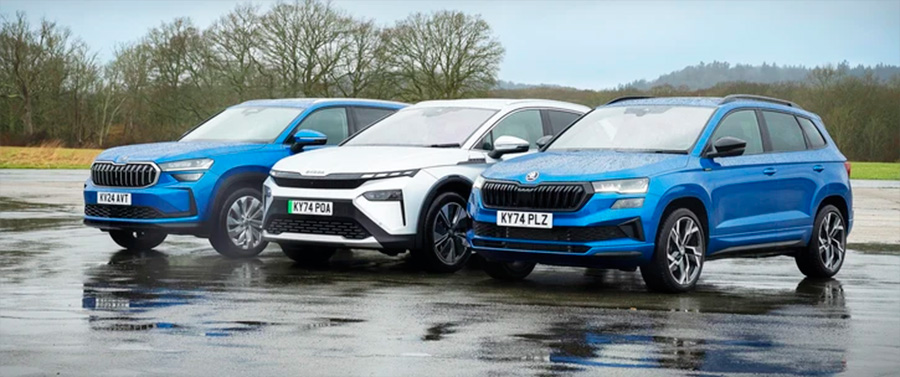 Експеримент проводився в трьох автомобілях Skoda