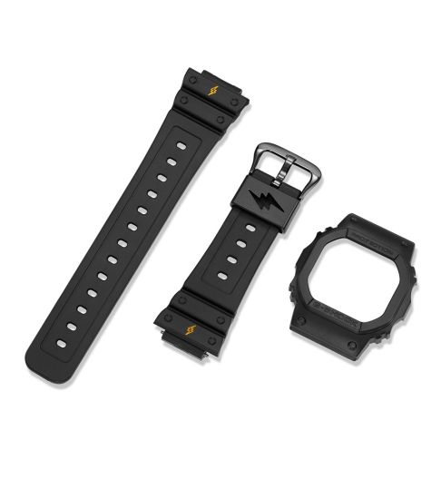 Годинник G-Shock DWE-5600JB-1A9ER в чорному кольорі з чорним браслетом