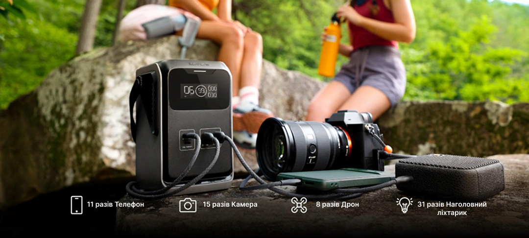 EcoFlow TRAIL 200 DC у зібраному стані