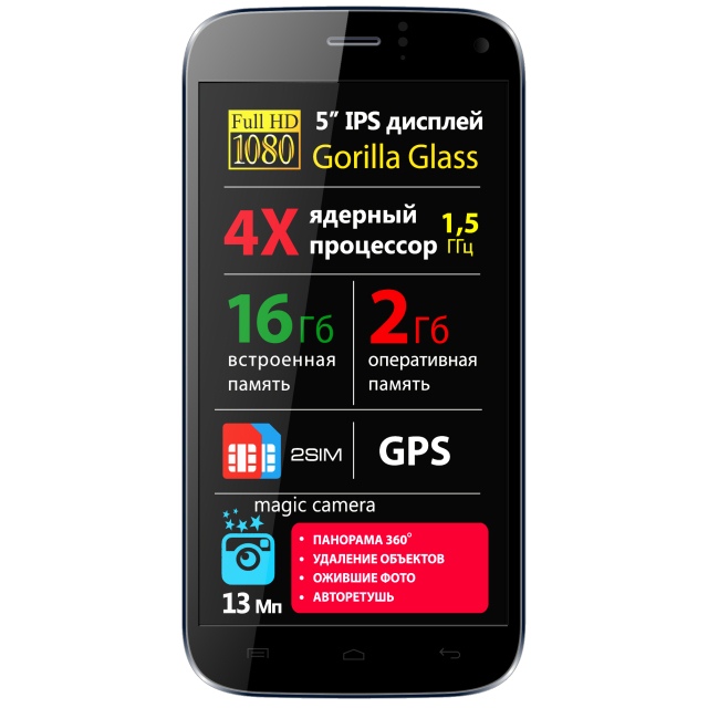 Смартфон Explay Dream с 5-дюймовым FullHD IPS-дисплеем и четырехъядерным процессором