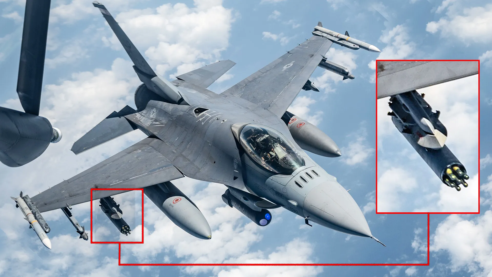 F-16 с ракетами APKWS II