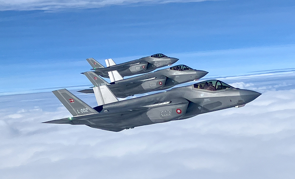 F-35A. Ілюстрація Міноборони Данії