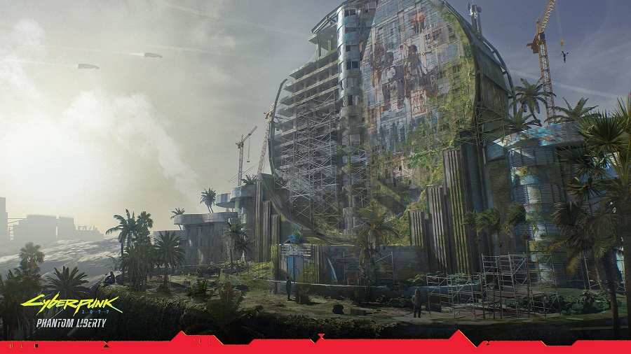 Un rêve enfoui sous une couche de poussière : Les développeurs de Cyberpunk 2077 ont dévoilé de nouvelles illustrations atmosphériques pour l'extension Phantom Liberty.-2