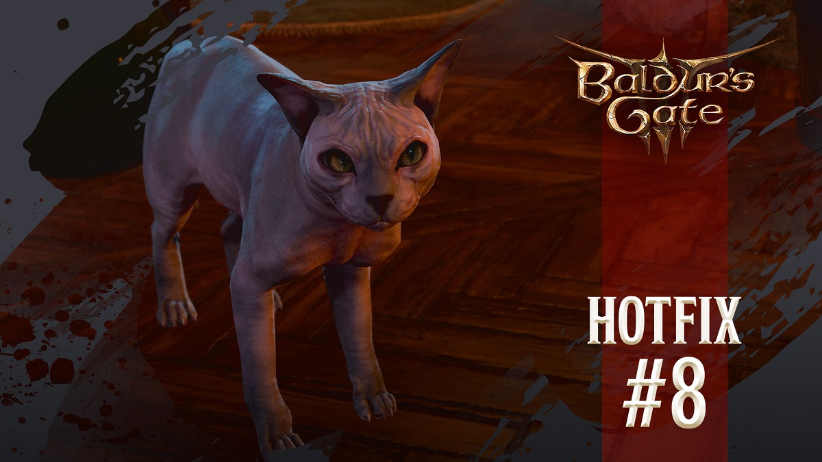 Nouveau correctif pour Baldur's Gate 3 : bugs corrigés, erreurs critiques corrigées et le chat chauve redevient enfin chauve.
