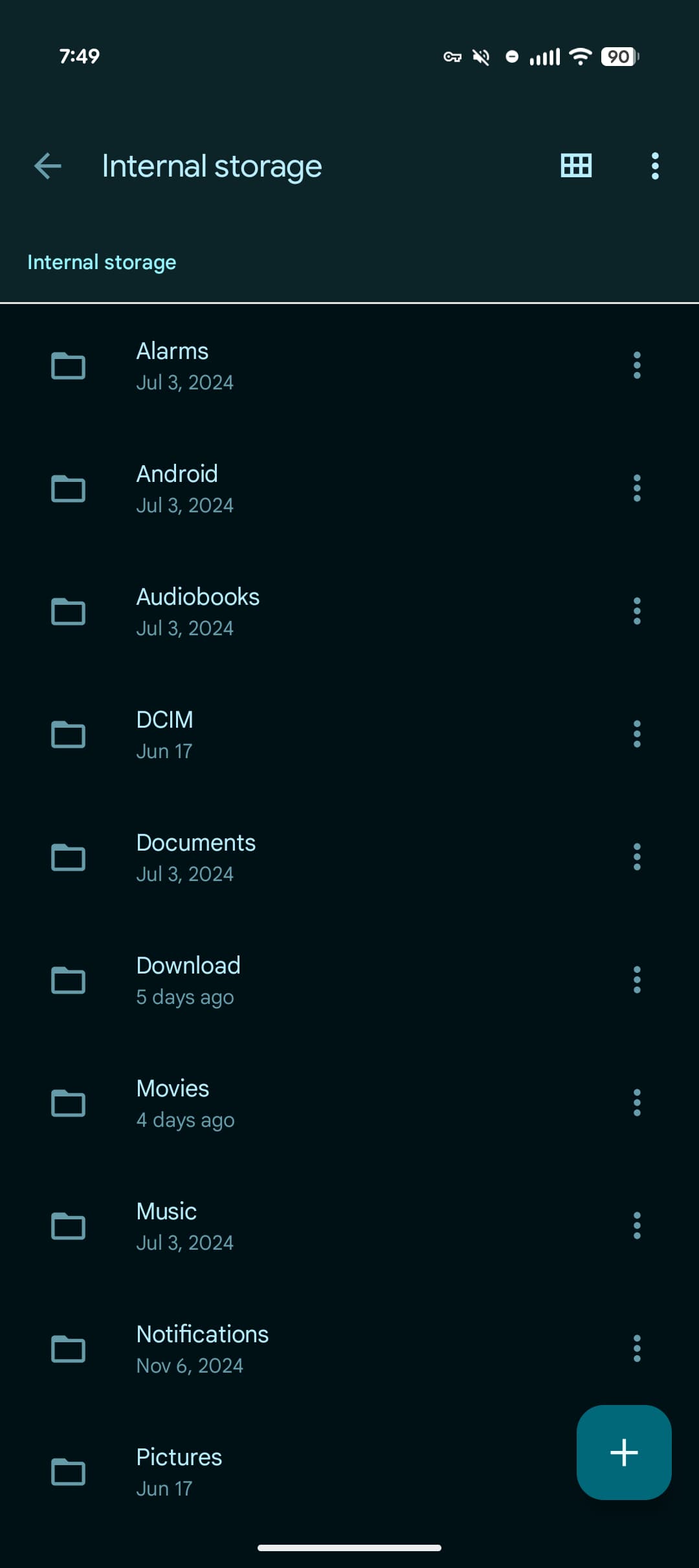 Файлы от Google - Material You Interface 7