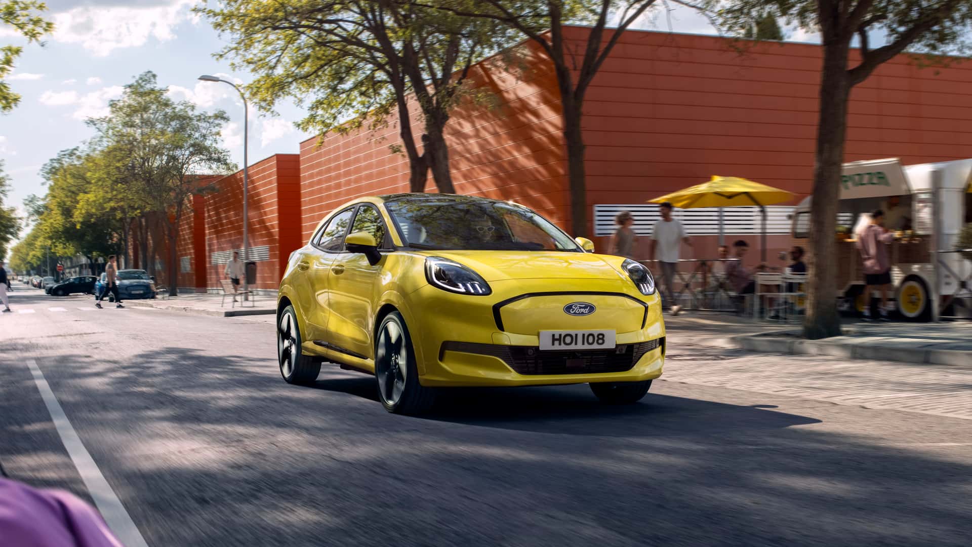 Les lignes dynamiques et la forme de la Ford Puma Gen-E