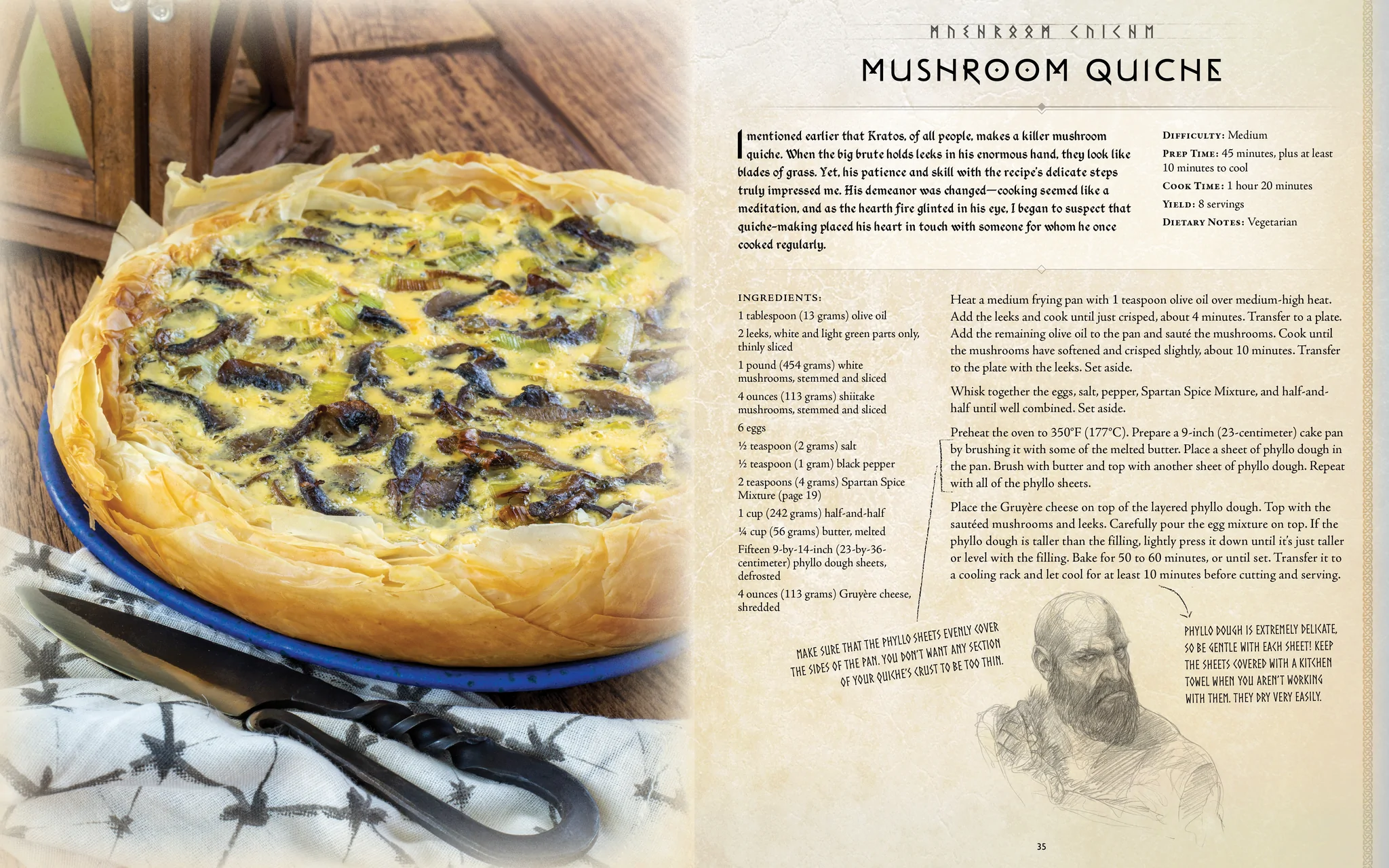 Côtelette à la scandinave : Les éditions Insight présentent le livre de cuisine God of War Ragnarok-2