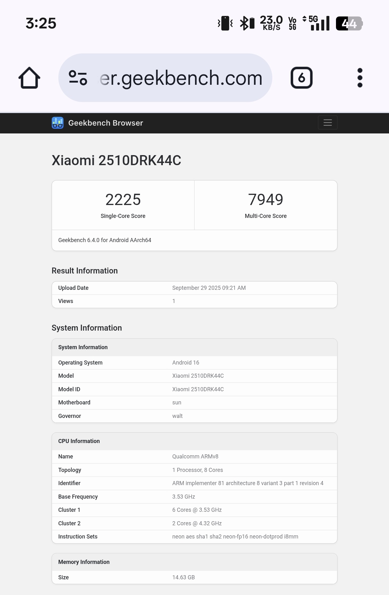 Результати Redmi K90. Ілюстрація: x.com