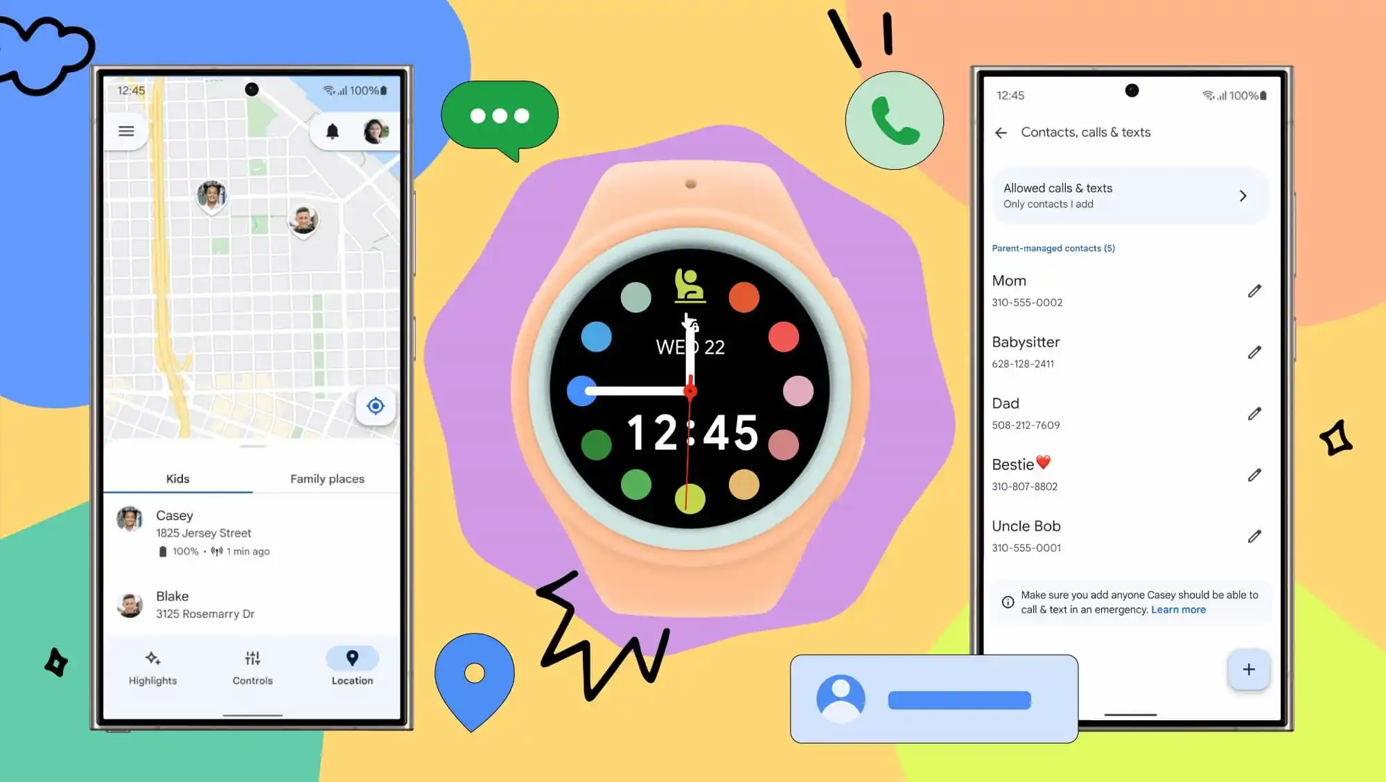 Galaxy Watch pour enfants Family Link 3