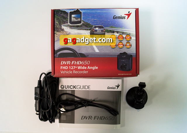 Огляд відеореєстратора Genius DVR-FHD650-2