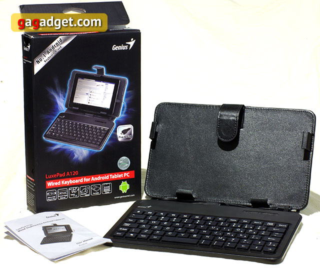 Обзор чехла-клавиатуры Genius LuxePad A120
