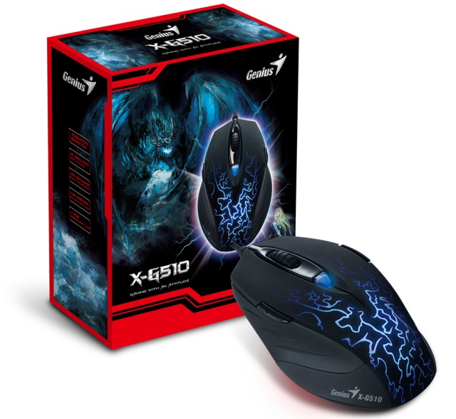 Симметричная игровая мышь Genius X-G510-2 Симметричная игровая мышь Genius X-G510-2
