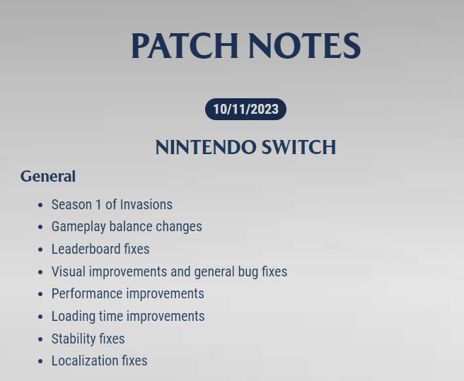 The developers of Mortal Kombat 1 have released a major update to the Nintendo Switch version of the fighting game, with improved graphics and game performance-2