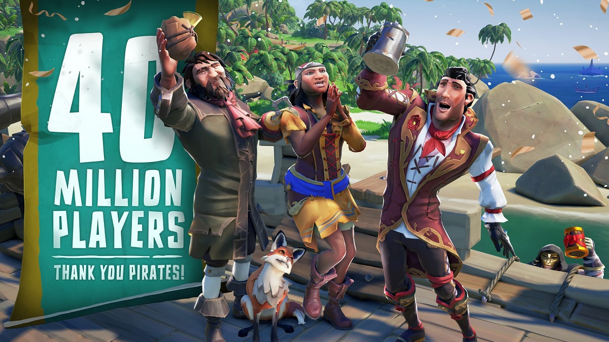 У Sea of Thieves велелюдно: розробники повідомили, що з грою ознайомилося понад 40 мільйонів осіб