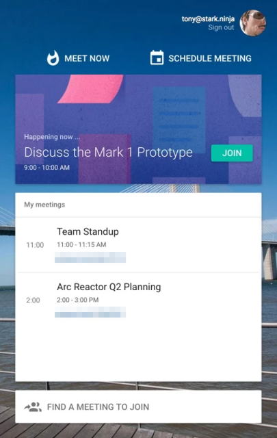 Google выпустит корпоративный вариант Hangouts под названием GMeet-2