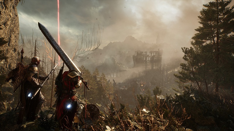Ілюстрація кооперативного режиму в Lords of the Fallen
