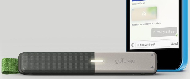 goTenna позволит общаться в условиях отсутствия мобильной сети и интернета