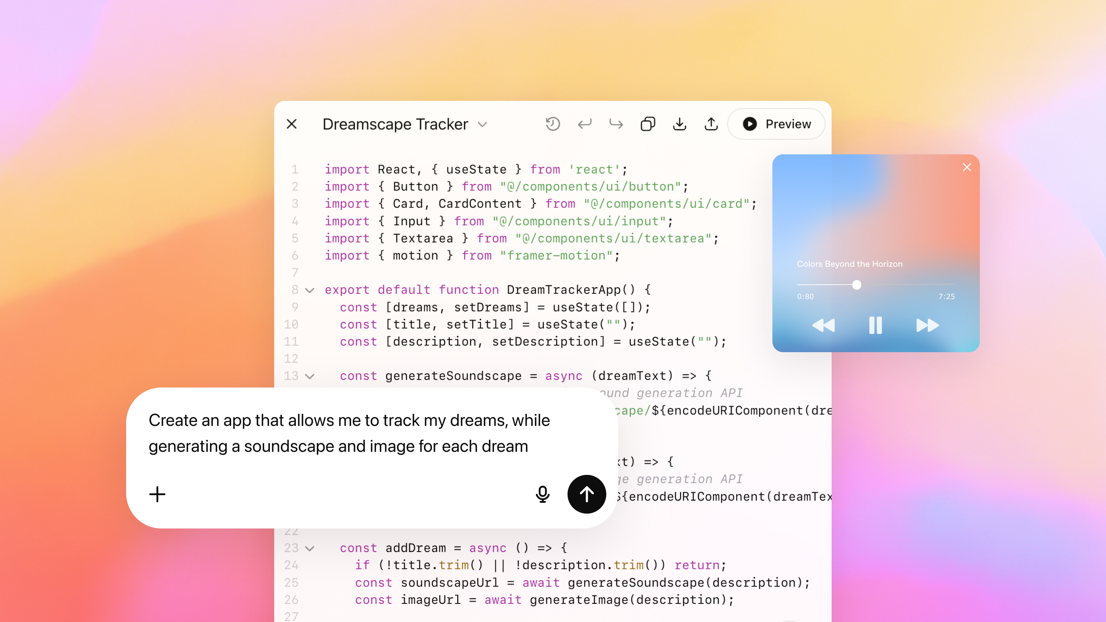 An example of programming. Illustration: OpenAI
