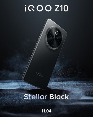 L'écran du iQOO Z10 avec des bords arrondis