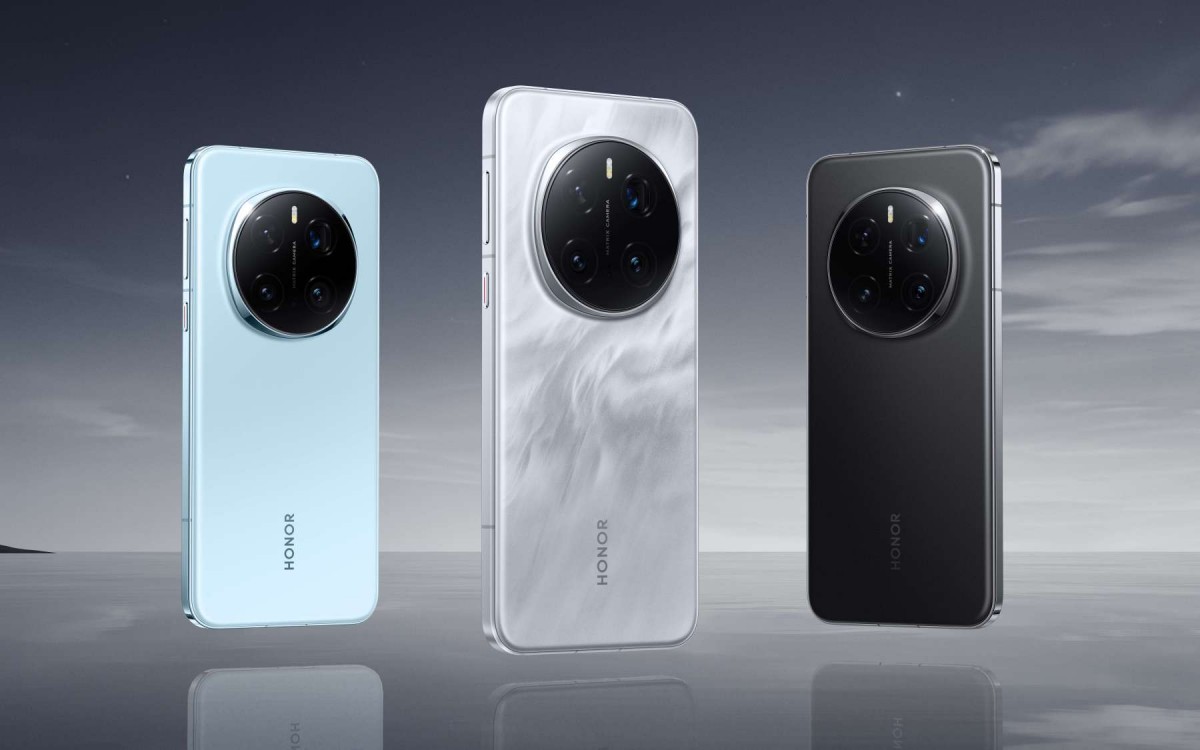 Смартфон Honor Magic7 Pro у трьох кольорах Lunar Shadow Grey, Black, Breeze Blue