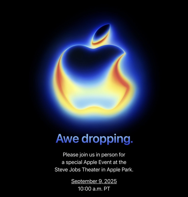 логотип Apple в інфрачервоному спектрі