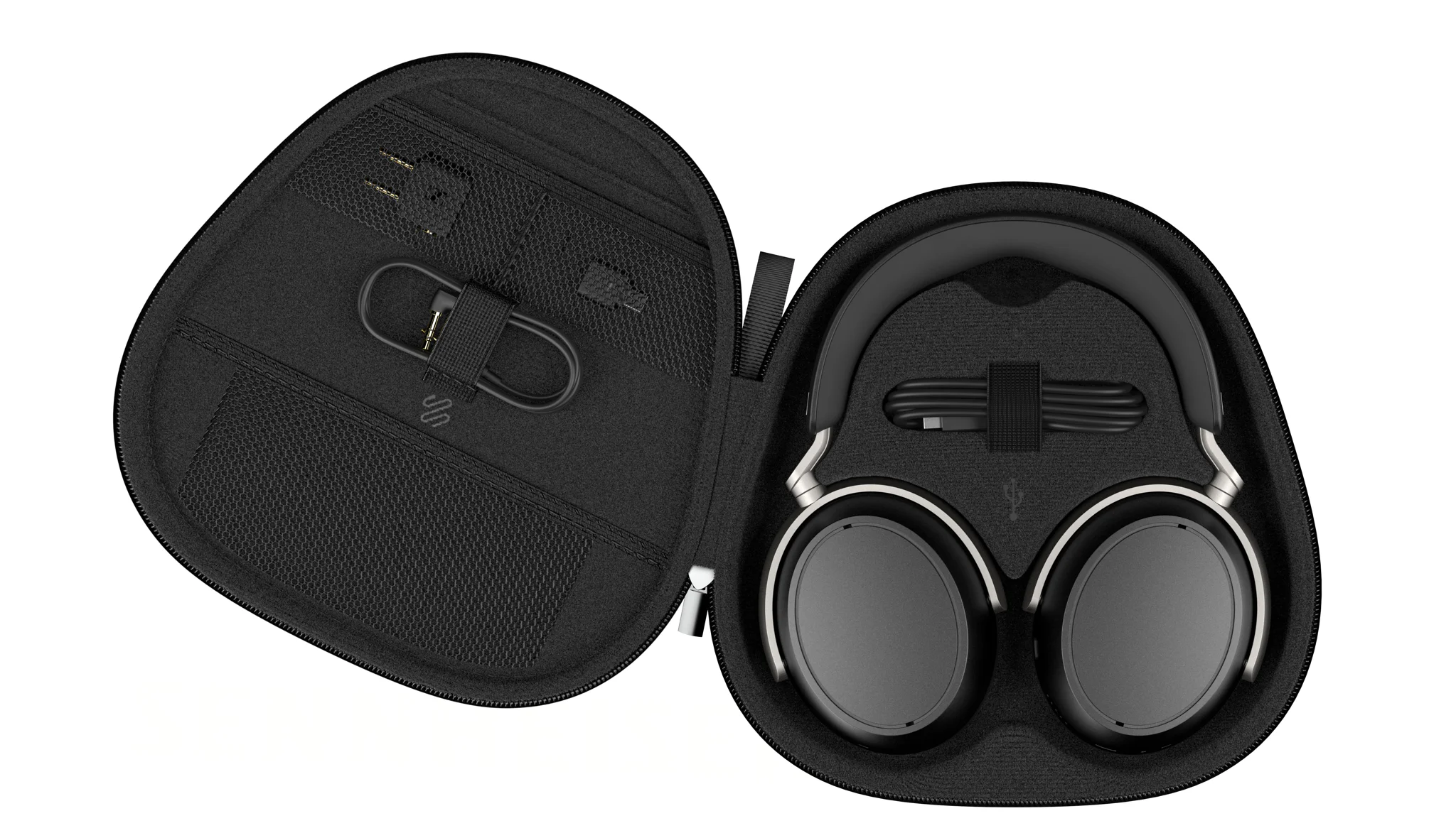 Відкритий кейс навушників Sennheiser HDB 630