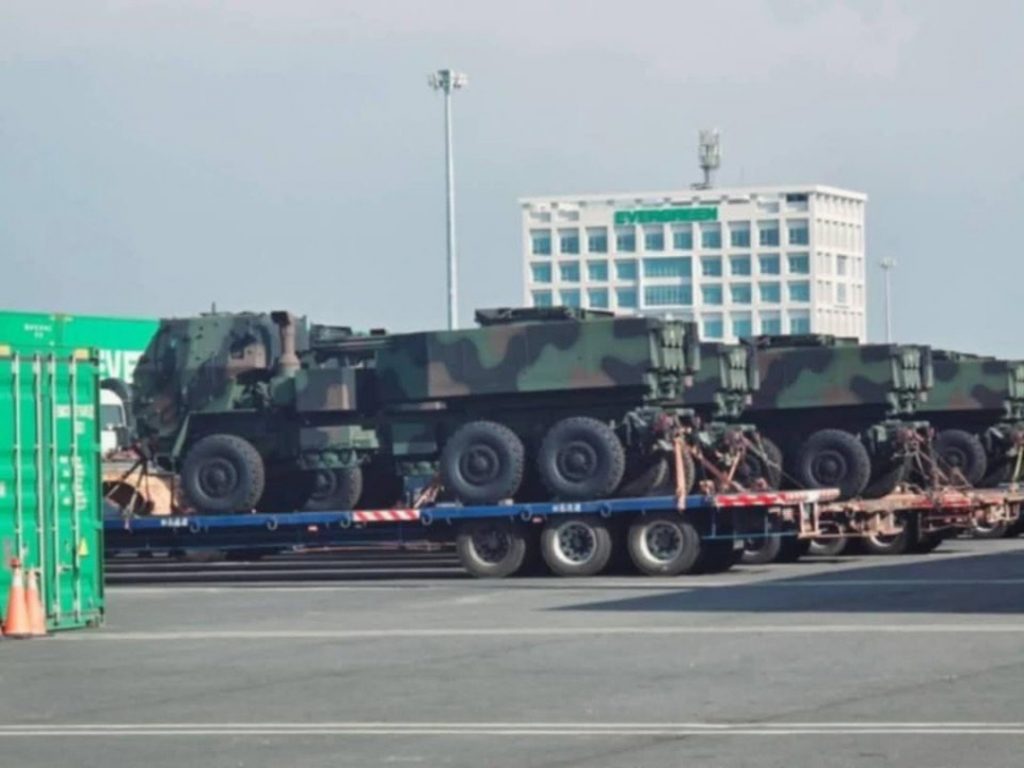 First M142 HIMARS missile systems in Taiwan