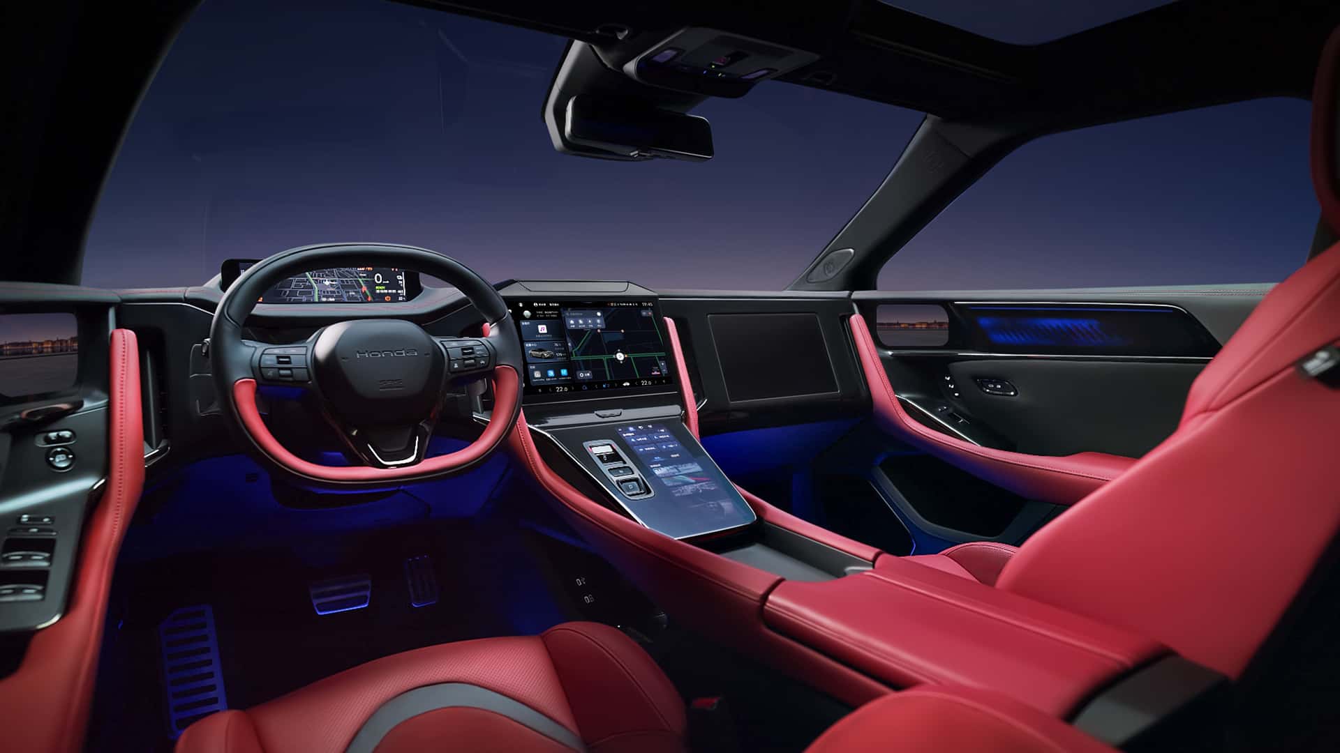Honda GT interior. Illustration: Honda