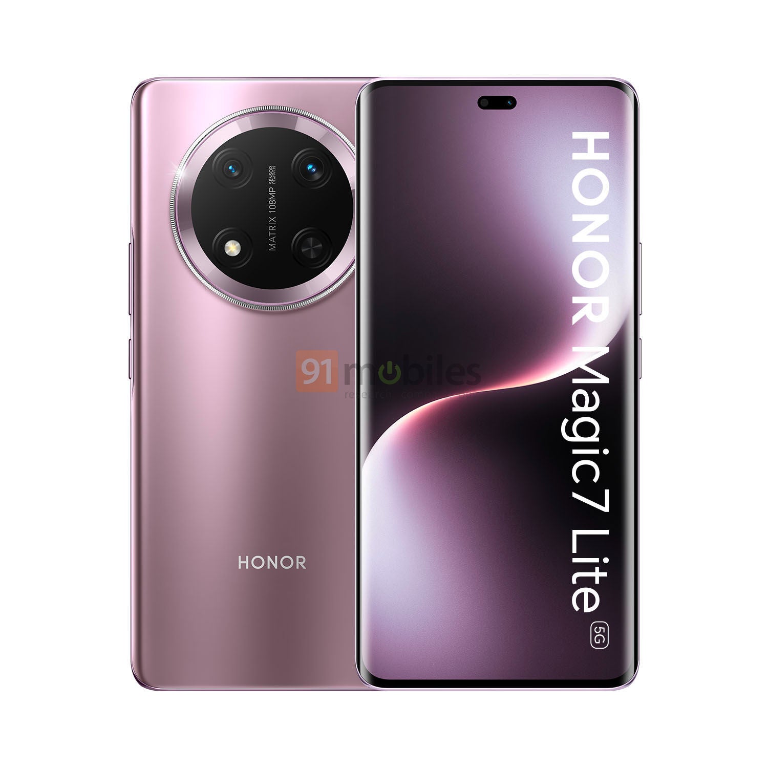 Рендер Honor Magic 7 Lite, дизайн