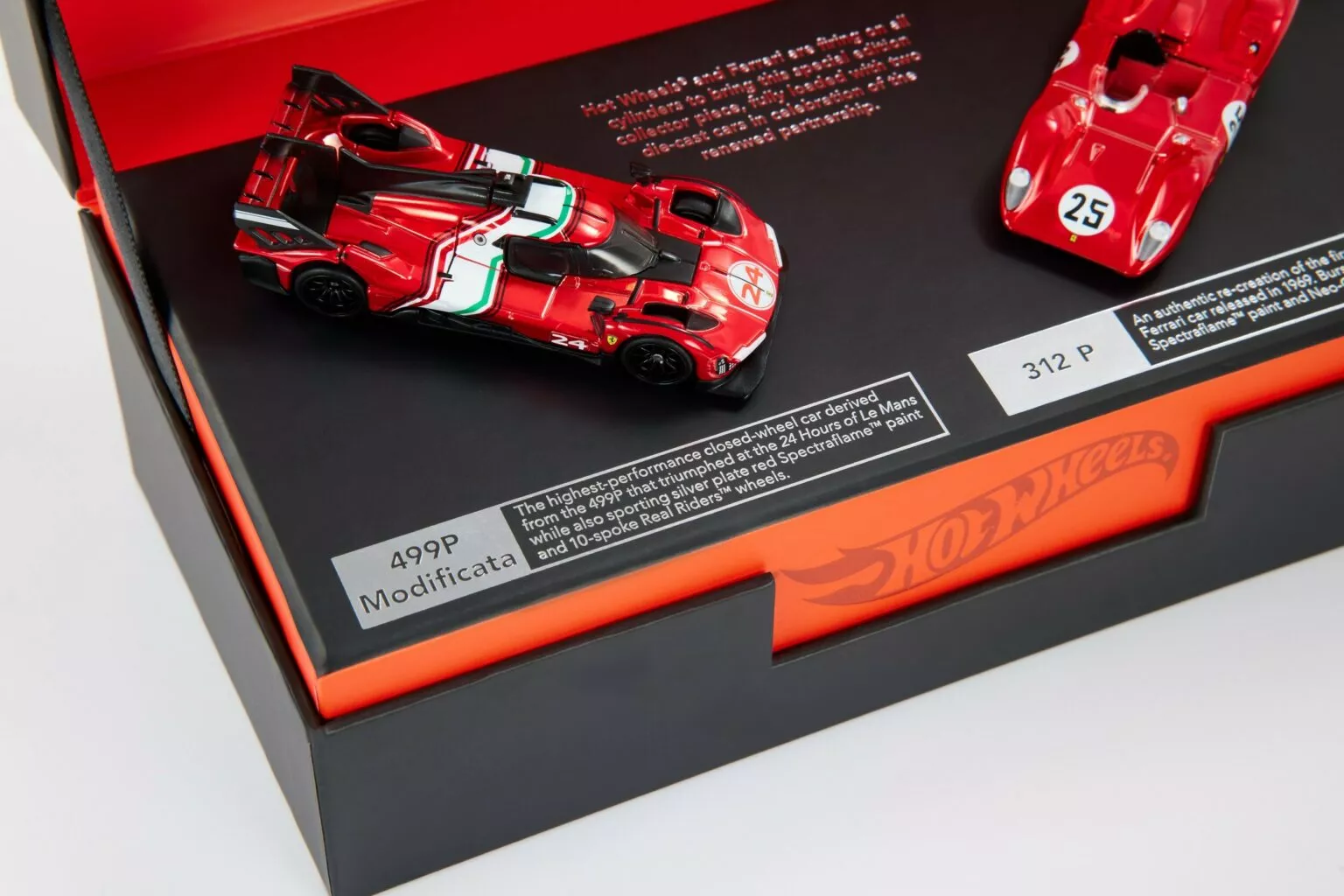 Emballage Ferrari Heritage de Hot Wheels